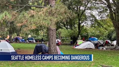 Parents Outraged As Students Set To Go Back To School Next To Homeless Camps