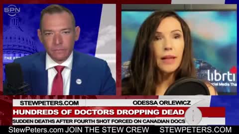 STEW PETERS: 00'S CA DOCTORS DEAD, GENOCIDE CONFIRMED AFTER 4TH BOOSTER MANDATED FOR MEDICAL FIELD