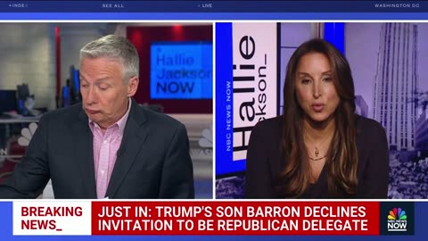 0:29 / 1:12 Barron Trump declines invitation to be delegate at Republican Convention