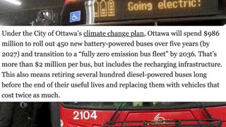 Electric Buses In Canada Are Working! NOT.
