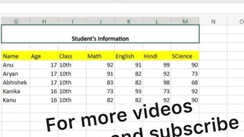 How to merge in excel…