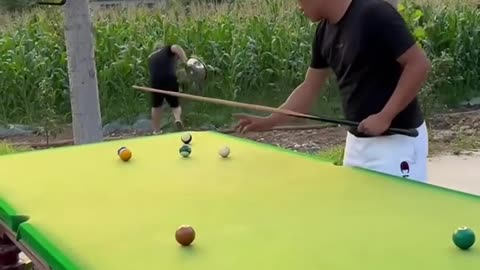 funny video billiards million