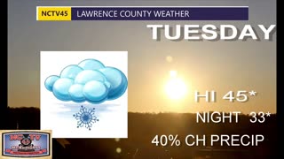 NCTV45 LAWRENCE COUNTY 45 WEATHER TUESDAY MARCH 19 2024