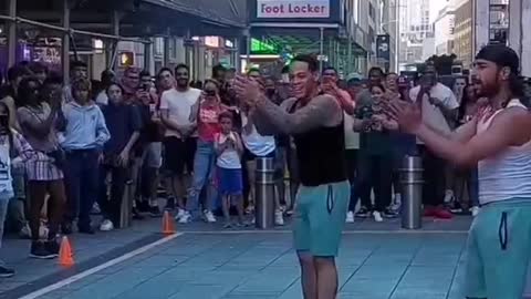Street dance in Times Square 3