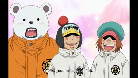 (One Piece Episode 491) Bepo only wishes to see female bears.