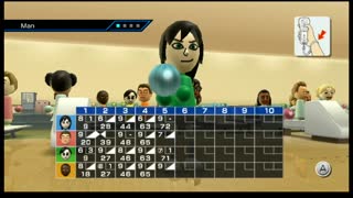 Wii Sports Bowling Game1 Part1