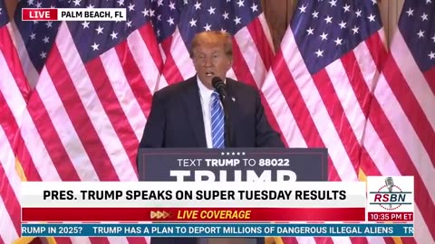 WATCH: Trump Outlines Top Priorities Upon Return After Dominating Super Tuesday