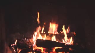 6 Beautiful Relaxing Music, Stress Relief with fireplace