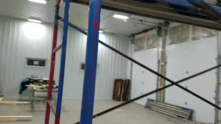 Pole Barn part 35: West side lights are done!