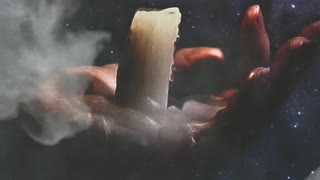 SURREAL: MELTING CANDLE IN HAND