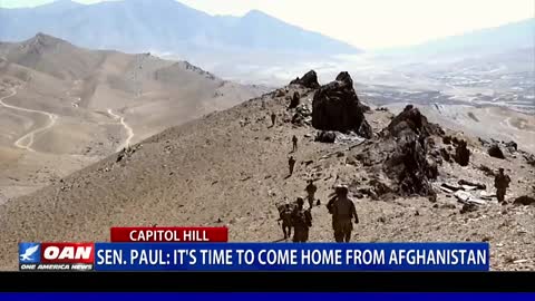 Sen. Paul: It's time to come home from Afghanistan