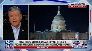 Trump Open to Becoming House Speaker "in the Short Term"