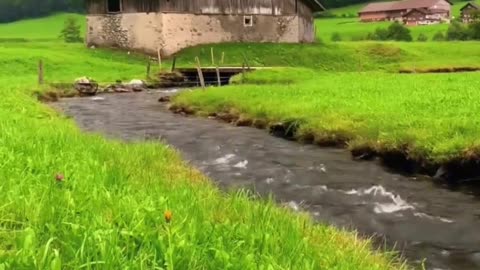 Switzerland with changing seasons