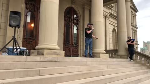 Day 4 Michigan State Capitol STOP THE STEAL Video 3