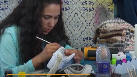 Save Our Sneakers: Tunisian artists give new life to old shoes
