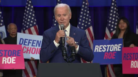 President Biden says he’ll veto an abortion ban