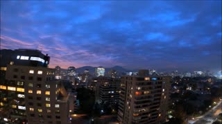 Motion timelapse sunset clouds with DJI Osmo Plus