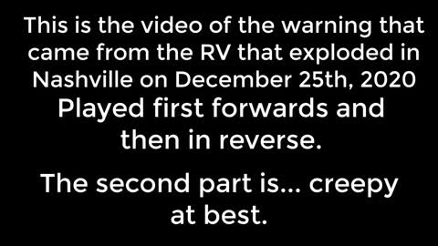 Nashville Explosion Warning In Reverse