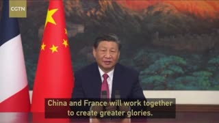 Xi delivers video speech on 60 years of SINO – French diplomatic ties