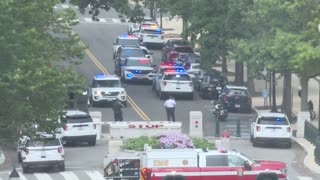 All-clear issued at US Capitol after no evidence of gunman found at Senate building