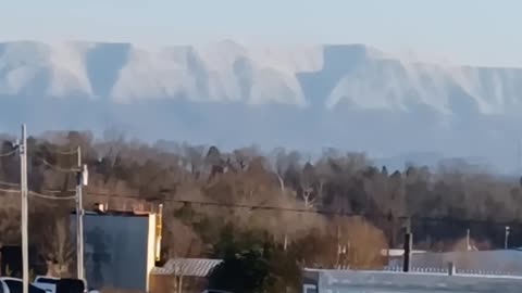 Snow on our beautiful mountains
