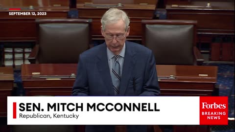 Mitch McConnell Expresses Gratitude For The Senates Return To Regular Order Appropriations
