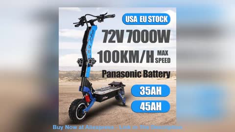 ☘️ X-Tron 72V 7000W Powerful Electric Scooter Max Speed 100km/h 11" Tires Foldable Adults E Scooter