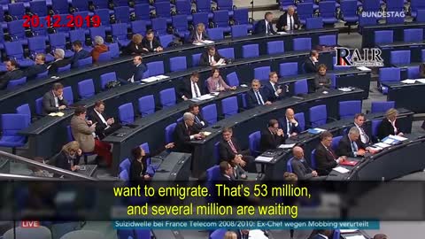 AFD's Curio Exposes UN Refugee Pact: “Goal is to make every refugee in Africa a problem for Europe”