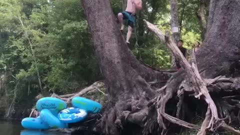 Rope swing domination!!