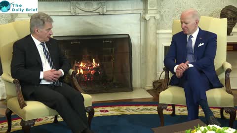 Biden Participates in a bilateral meeting with the President of Finland, Sauli Niinistö
