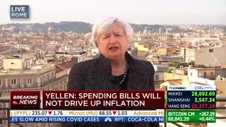 Treasury Sec Doesn't Know What She's Talking About, Says $3 Trillion Bill Will "Push Inflation Down"