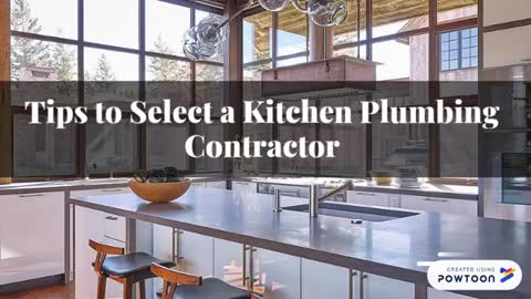 Tips to Select a Kitchen Plumbing Contractor