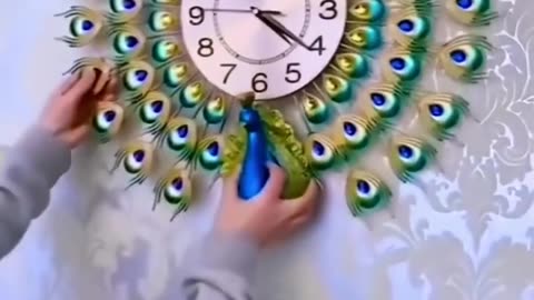 Product Link In Bio | Luxury Large Peacock Wall Clock 23.7 inch | Modern Art Decorative Wall Clocks