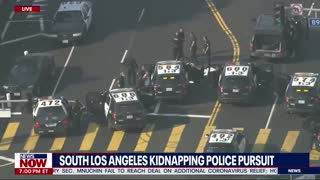 Rare Dual Police Pursuit Coverage, 2 Pursuits Simultaneously in Houston & Los Angeles