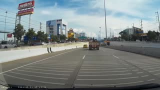 Tow Truck Loses a Tire
