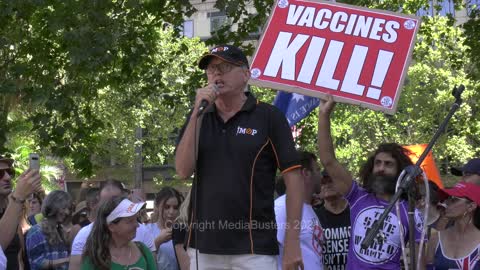 Michael O’Neill - Informed Medical Options Party IMOP - Millions March - Sydney - 20th February 2021