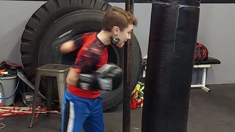 Heavy bag work 2