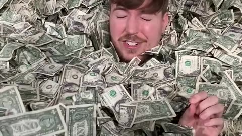 MR BEAST FILL SWIMMING POLL WITH MONEY 😮😮 #ENGLISH