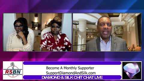 Diamond & Silk Joined By Vernon Jones to Discuss his Congressional Race 6/9/22