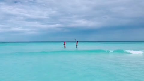 play ball on the beach