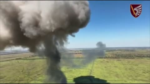 🚀 Ukraine Russia War | Destruction of Russian UR-77 Mine Clearing Vehicle by Dropped Grenade | RCF