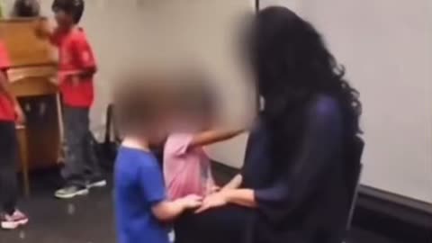 Drag Queen Lets Children touch Him when no one is looking!