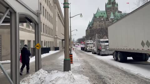 People of Canada taking good care of the truckers who've become a symbol of freedom & hope