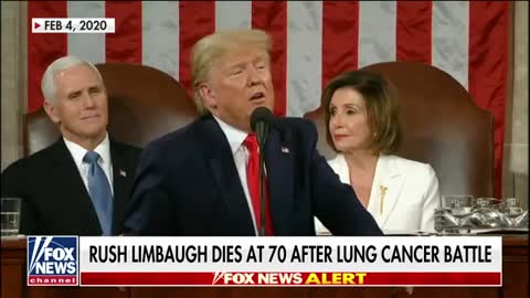 Trump on the death of Rush Limbaugh: He is a legend