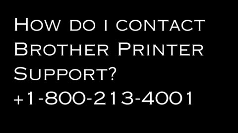 How do i contact Brother Printer Support?