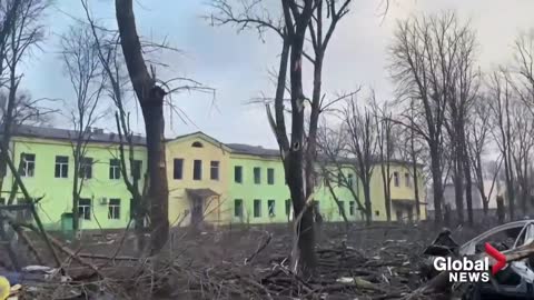 Childrens hospital in Mariupol bombed during ceasefire ukraine says