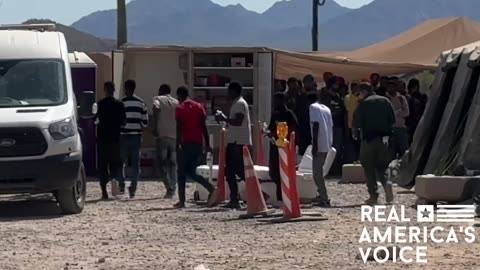 Ben Bergquam in Lukesville Arizona, newer Border Patrol center for processing invaders