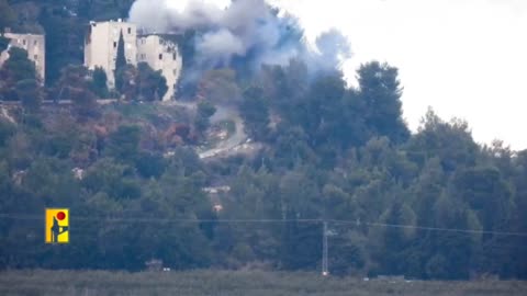 Hezbollah strike on IDF at the Lebanon-Israel border - Gaza War Combat Footage