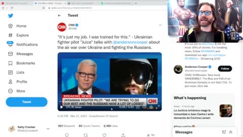 CNN Anderson Cooper Interviewed A Fake Ukrainian Pilot