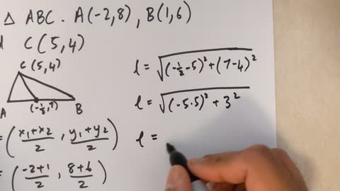 Grade 10 Math - Length of a line segment (Lesson 2.2)